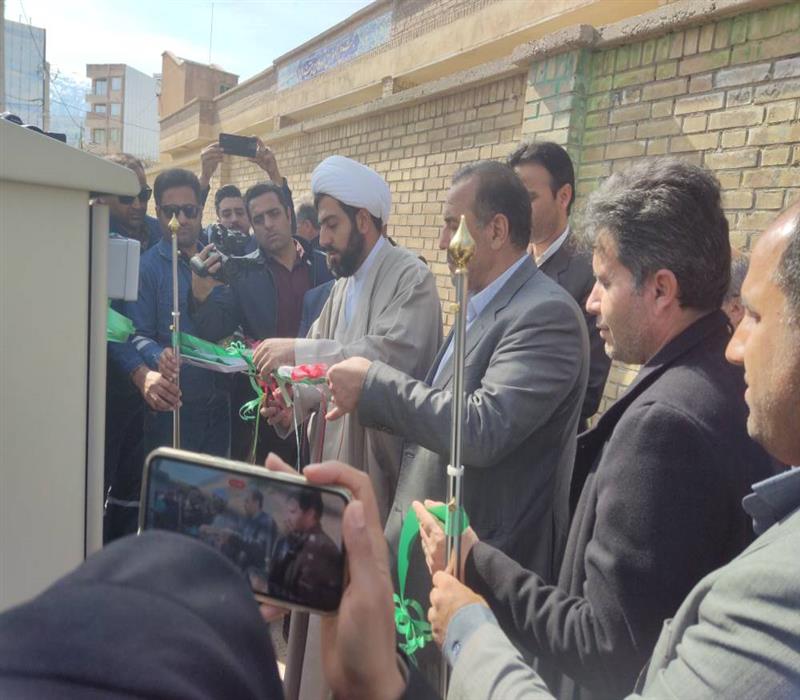 افتتاح و کلنگ زنی پروژه های توزیع برق شهرستان  بدره